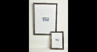 GB Rustiek Diep Houten Fotolijst – Fotoformaat 15 x 20 – Grijs