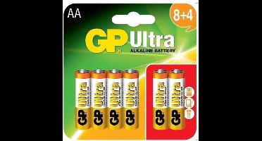 AA Penlite GP Ultra alkaline blister 12