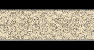 BAROK BEHANGRAND - Creme Grijs Metallic - AS Creation Only Borders