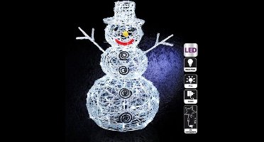 Sneeuwman 57 cm - 96 Leds - Kerstdecoratie