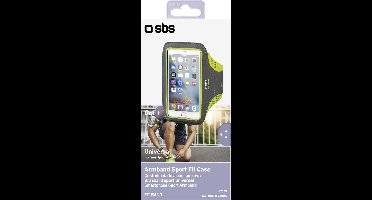 SBS Mobile Universele Sport Smartphone Armband XL - Zwart