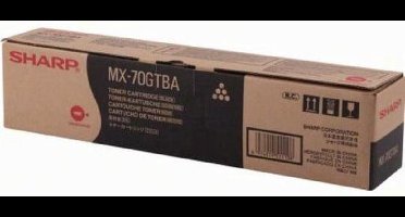 Sharp MX-70GTBA Tonercartridge - Zwart