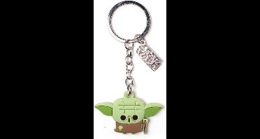 Star Wars - Yoda rubberen sleutelhanger multicolours - One size - Film merchandise
