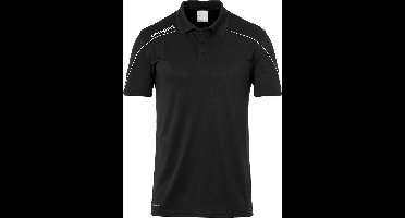 Uhlsport Stream 22 Polo Shirt Heren  Sportshirt - Maat XL  - Mannen - zwart/wit