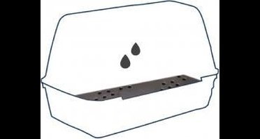 Duvo+ Transportbox Drainage Mat Voor Art 114000 - Transportkooi - 68.8cm x 36.5cm x 0.8cm - Zwart