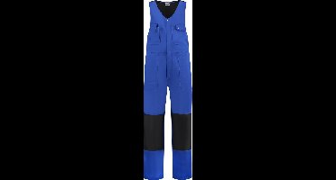 EM Workwear Bodybroek katoen/polyester korenblauw-zwart maat 62