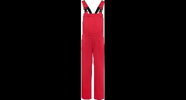 EM Workwear Tuinbroek Polyester/Katoen  Rood - Maat 46