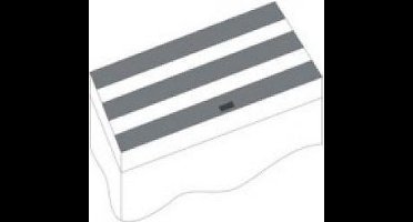 Juwel kleppenset IV zwart 120x50 cm voor Rio 300 / 350