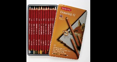 Derwent Drawing 12 tekenpotloden in blik