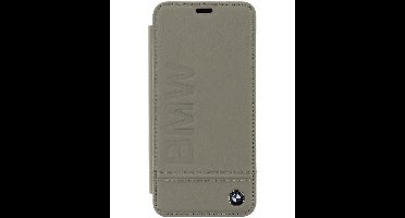 BMW Signature Leather Book Case - Leer - Samsung Galaxy S9 - Taupe
