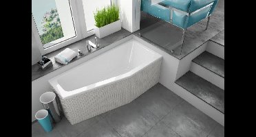 Sanifun inbouw ligbad Altino - 1600x700cm - Wit