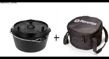 Petromax - Dutch Oven set - FT9-t - ZONDER pootjes + Transporttas