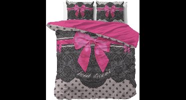 Dreamhouse Romance - Dekbedovertrekset - Lits-Jumeaux - 240x200/220 + 2 kussenslopen 60x70 - Roze