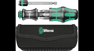 Wera 5051025001 8-delige Kraftform Kompakt Handbithouder met bits en etui