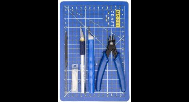 Model Craft Modelbouwpakket - PTK1010 Pro Plastic Modelling Tool Set Gereedschap - ModelCraft - Modelbouw