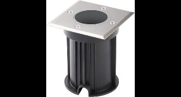 Groenovatie Grondspot Vierkant - Tuinverlichting - GU10 Fitting - Waterdicht IP67 - RVS