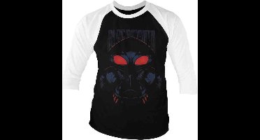 DC Comics Aquaman Raglan top -S- Black Manta Zwart/Wit