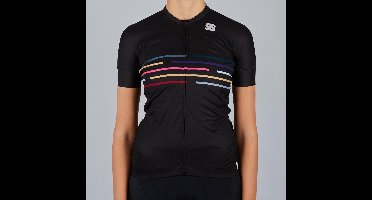 Sportful Short Sleeve Fietsshirt Dames - Zwart - Maat L