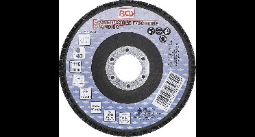 BGS - Slijpschijf - Lamellenslijpschijf - Ontroesten - Ontlakken - Metaal - Ø 115 mm | K 40 - 1 stuks - BGS3970