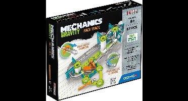 Geomag Mechanics Gravity Recycled Race Track - Magnetisch Constructiespeelgoed - 67-delig - Vanaf 7 jaar