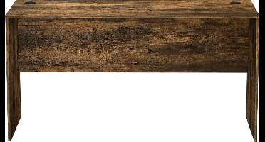 Bureau - laptoptafel - 140 cm breed en 50 cm diep - walnoot