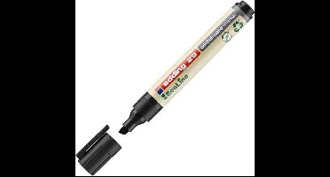 edding EcoLine 29 Whiteboardmarker, Beitelvormige Punt, 1 - 5 mm, Zwart (doos 10 stuks)
