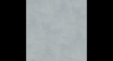 Kalk uni blauw behang (vliesbehang, blauw)