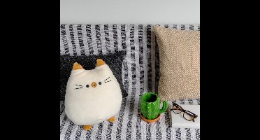 Balvi Katten Kussen - Wit