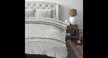 Zydante Dekbedovertrek - Hotel Home Collection - Las Vegas - Zilver Grijs / 200x200