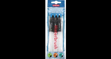Derwent Waterbrush - Verschillende Maten - 3 Aqua Penselen