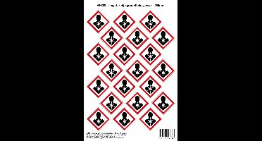 Pictogram sticker A270-E001 Nooduitgang W links - 100x50mm 10 stickers op 1 vel