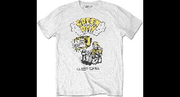 Green Day - Longview Doodle Heren T-shirt - S - Wit