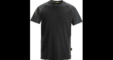 Snickers 2550 Tweekleurig T-shirt - Zwart/Staal Grijs - L