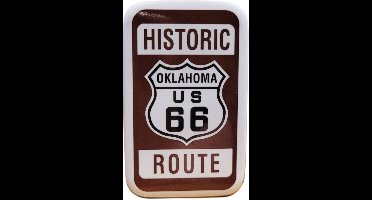 Historic Route 66 Oklahoma - Magneet 7 x 4,5cm