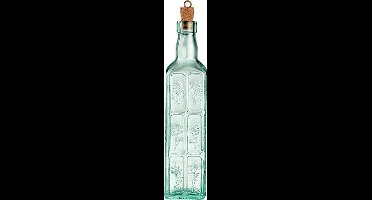 Bormioli Rocco - Olie & Azijn fles met Kurk - 500ml - Groen Transparant