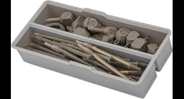 Guru Fusion Feederbox - Divided Shallow Insert - Grijs