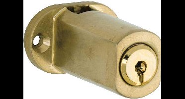 Espagnoletslot vierkante stang messing antiek