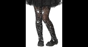 ATOSA - Spinnenweb panty zwart en wit kind