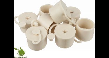 Flessendop 32 mm met sluiting