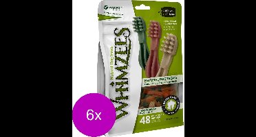 Whimzees Tandenborstel Xsmall - Hondensnacks - 6 x 48x6.4 cm