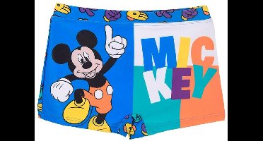Mickey Mouse zwembroek - zwemboxer Mickey Mouse - blauw - maat 110/116