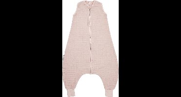 Meyco Baby Uni baby zomer slaapoverall jumper - pre-washed hydrofiel - soft pink - 104cm - 0.5 TOG