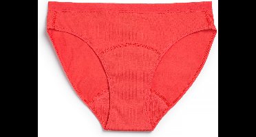ImseVimse - Imse - tiener menstruatieondergoed - period underwear Bikini - matige menstruatie - XS - 146/152 - rood