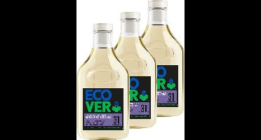 Ecover - Vloeibaar Donker Wasmiddel - Voordeelverpakking 3 x 1.43 L - 93 wasbeurten - Kleurbescherming & Pluisverwijdering - Plantaardig & Biologisch afbreekbaar