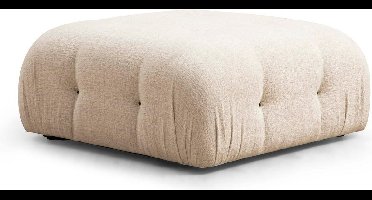 Skye Decor, Poef, Bubble Pouffe - Cream Bouclette, Polyester, Crème, 95 x 95 x 45 cm