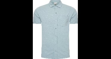 Mario Russo Korte Mouwen Overhemd - Overhemd heren - Polo Shirt Heren - t shirt heren - M - Arona