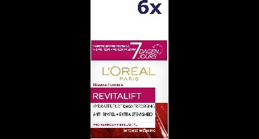 L'Oréal - Revitalift Anti-Rimpel Dagcrème - 6 x 50 ml - Voordeelverpakking