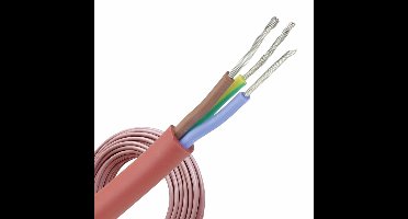 Siliconenkabel SiHF 3x0.75mm² per rol 100 meter