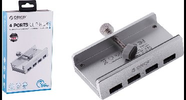 Orico Usb-Hubadapter Met Schroefbevestiging, 4 Poorten Usb 3.1 Gen.1 Mh4Pu Sv Bp Voor Pc