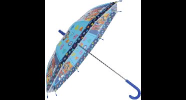 Paw Patrol Kinderparaplu - Blauw - Transparant - 60 cm - Paraplu